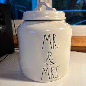 RAE DUNN CANISTER Mr & Mrs Artisan Collection NEW